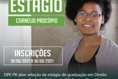 DPE-PR abre vaga de estágio para atuar na sede de Cornélio Procópio
