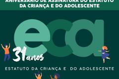 Estatuto da Criança e do Adolescente completa 31 anos
