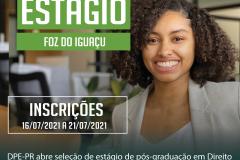 DPE-PR abre vaga de pós em direito