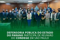 DPE-PR participa de reunião do CONDEGE em São Paulo