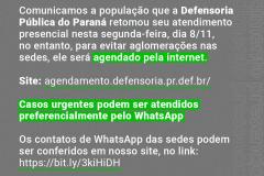 retomada atendimento