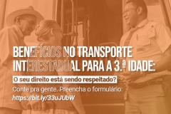 NUDECON quer ouvir a população idosa sobre acesso a benefícios no transporte interestadual