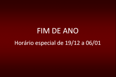 Fim de ano na DPPR.