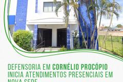 Defensoria em Cornélio Procópio inicia atendimentos presenciais em nova sede