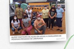 NUPEP participa de ação em apoio a familiares de pessoas privadas de liberdade.
