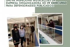 DPE-PR inspeciona instalações da empresa organizadora do IV Concurso para Defensoras(es) Públicas(os).