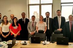 Integrantes do Conselho Superior da Defensoria Pública do Paraná, que se reuniram nesta quinta-feira (14) em Curitiba.