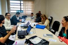 Ao longo do dia, cerca de 80 pessoas tiveram encaminhamento de suas demandas e foram confeccionadas 66 petições iniciais para dar início a ações judiciais.