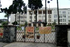 Colégio Estadual do Paraná, em Curitiba, que foi ocupado por estudantes.
