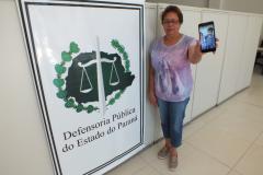 A dona de casa Maria Lúcia Meira, por exemplo, buscou a Defensoria em Cascavel para regularizar a guarda do neto, de 4 anos.