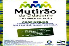Neste final de semana tem “Mutirão da Cidadania” em Chopinzinho.