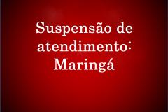 Suspensão de atendimento