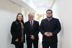 O advogado Gerson da Silva (no centro), atual ouvidor, foi reconduzido ao cargo. Ele recebeu 5 votos, contra 3 de Marcos Roberto Pisarski Junior. Também concorria ao posto Angélica Koefender Maia, que não recebeu votos. 
