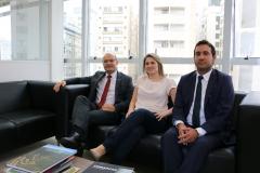 Acompanhado do defensor público-geral do estado de Rondônia, Marcus Edson de Lima, foram recepcionados pela subdefensora pública-geral Ana Carolina Dihl Cavalin