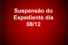 Suspensão do expediente 