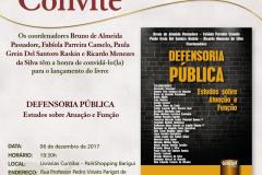 Defensores públicos do Paraná lançam livro “Defensoria Pública: Estudos sobre Atuação e Função”.