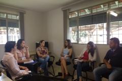 Participantes do Comitê, da esquerda  para a direita: Kássia Maria Trevisan Soares Momesso, Renata Teixeira de Castro Tobaldino, Tânia Cordeiro Aldivino, Drª Mariana Gonzaga Amorim, Raquel Rodrigues Alegre Pagliarini e Alan Cassio Costa.
