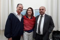 A partir da esquerda: Nelson Arns Neumann, Maristela Cizeski e Marcelo Diniz.