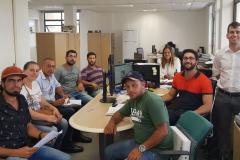 Representantes da ocupação Jardim Maravilha estiveram na DPPR para a criação da Associação de Moradores local. 