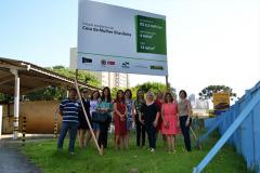 Integrantes da Comissão Executiva para a CMB estiveram na manhã desta quinta-feira visitando o terreno onde será construída a Casa da Mulher Brasileira em Curitiba.