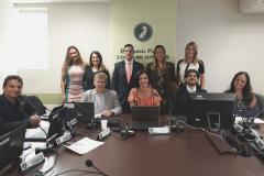 Primeira reunião ordinária da Comissão Especial do Direito Social à Moradia e Questões Fundiárias do Colégio Nacional de Defensores Públicos-Gerais (CONDEGE), realizada em Vitória (ES). 