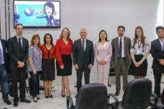 Defensoria Pública marca presença na inauguração da “Sala de Espera Inteligente”, do TJPR