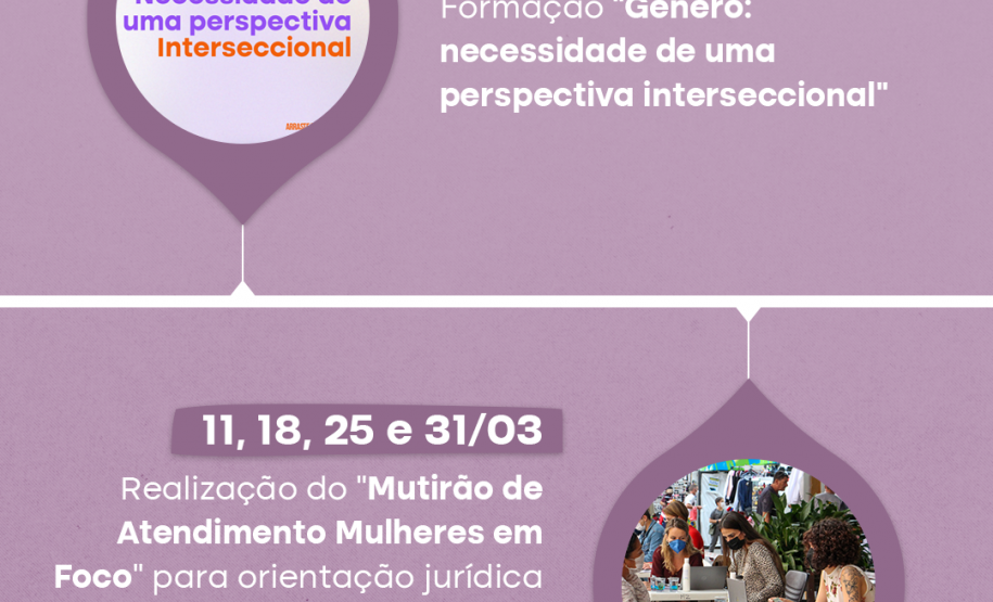 Mês de Luta das Mulheres é marcado por ações do NUDEM