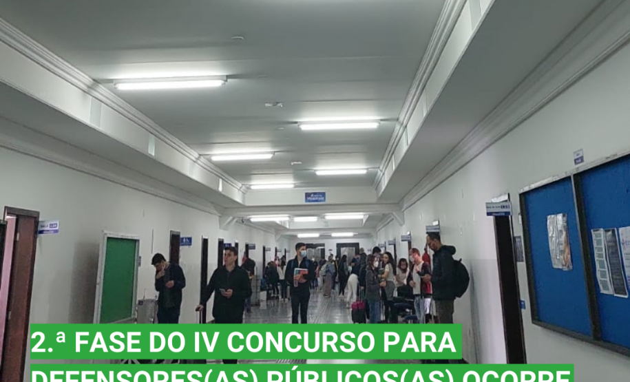 2.ª fase do IV Concurso para Defensores(as) Públicos(as) ocorre neste domingo (15/05)