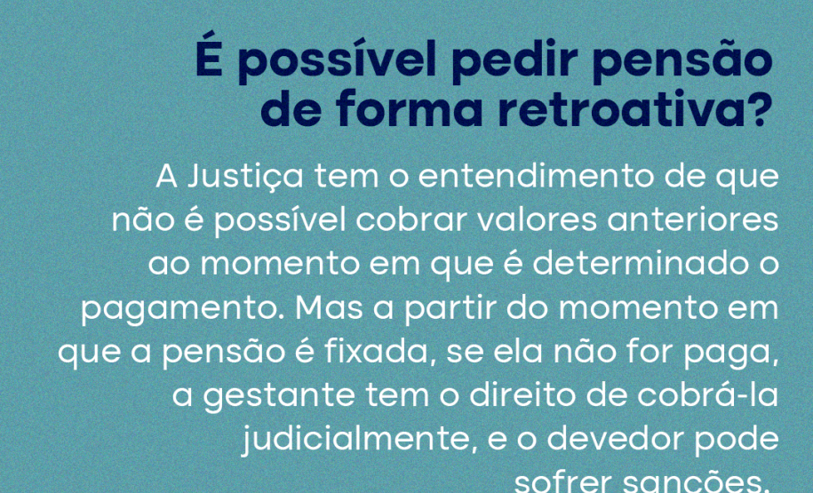 Saiba mais sobre pensão para mulheres grávidas