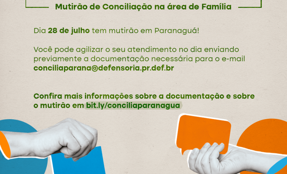 Concilia Paraná em Paranaguá
