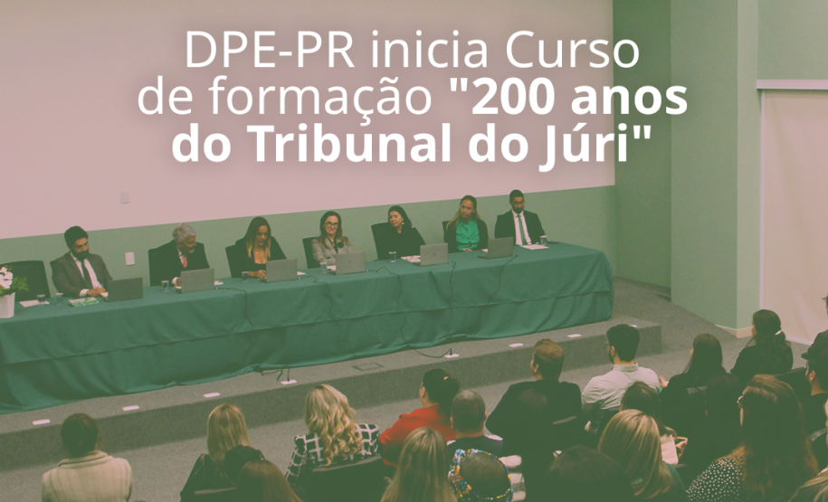 Curso de Formação “200 Anos do Tribunal do Júri”