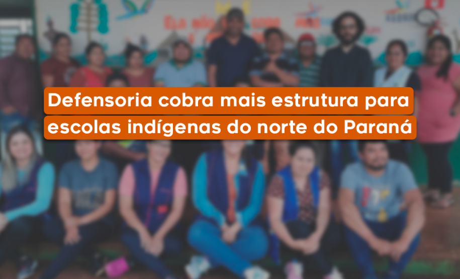 Defensoria cobra mais estrutura para escolas indígenas do norte do Paraná