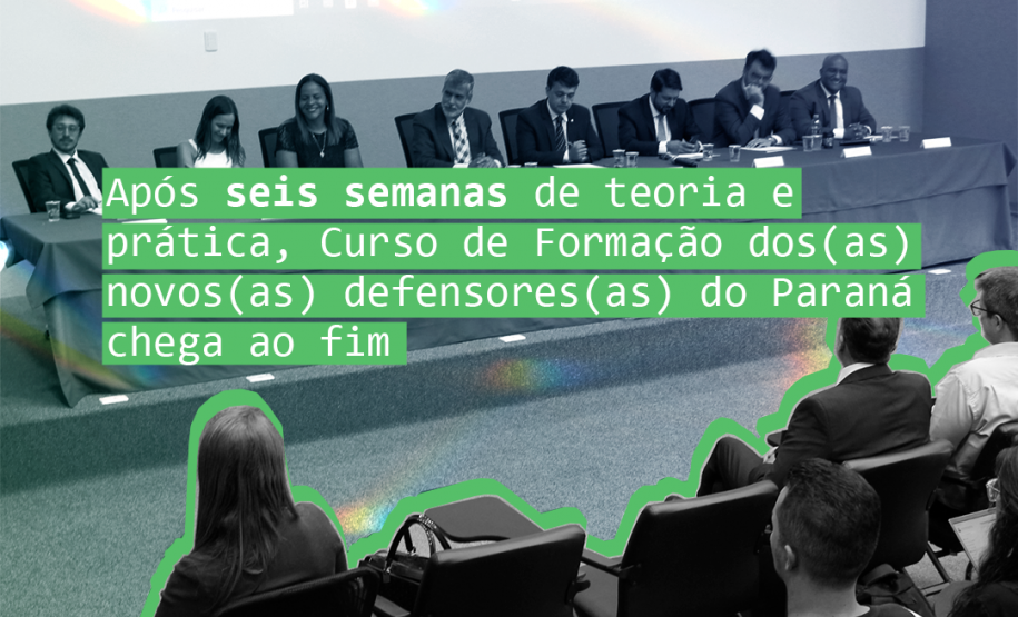 Fim do curso dos defensores