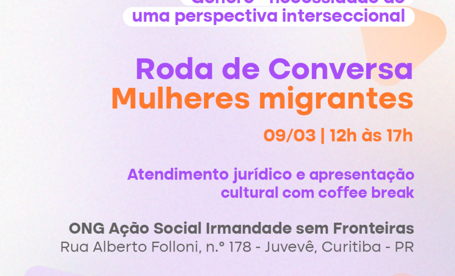 Rodas de conversa vão marcar o Mês das Mulheres na DPE-PR