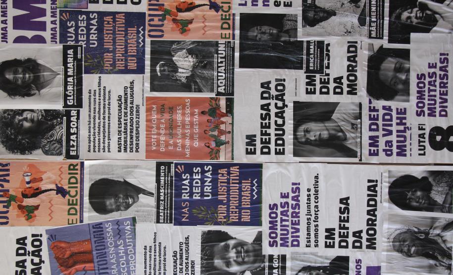 Imagem da interverção de Lambe produzida durante o mutirão