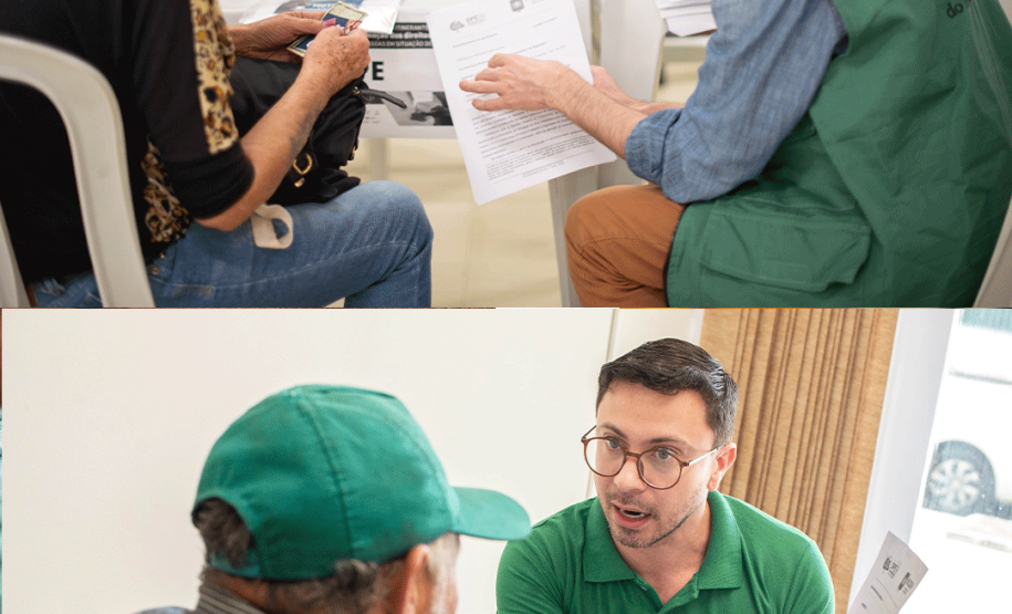 Imagem com foto da 2ª edição da ação itinerante pelas pessoas em situação de rua.