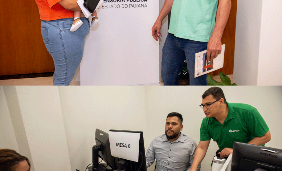 Imagem com fotos do Concilia Paraná em Campo Mourão.