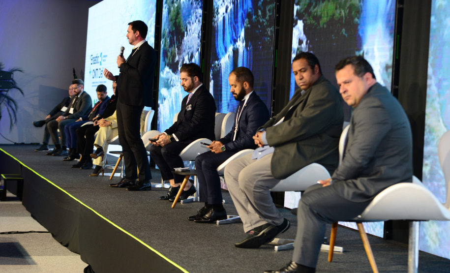 Foto com imagem de cobertura da abertura do 1º Congresso de Tecnologia das Defensorias