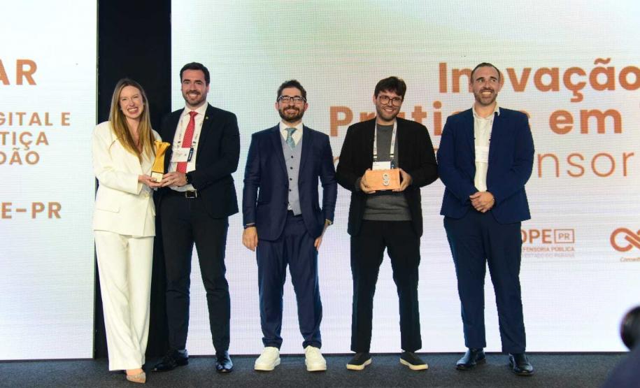 Imagem com foto de cobertura do 1º Prêmio de Inovação e Boas Práticas em Tecnologia das Defensorias Públicas Estaduais