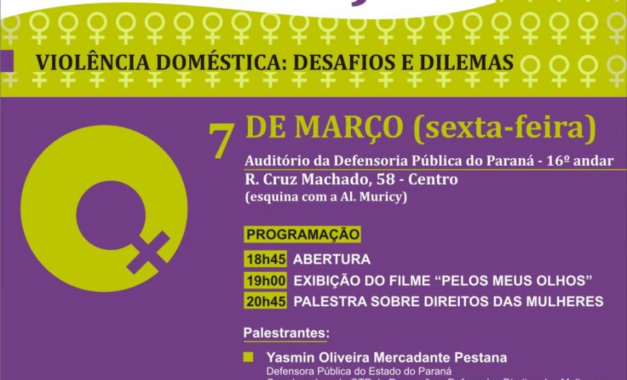 I Seminário Mulheres em Ação I Seminário Mulheres em Ação - Violência Doméstica Desafios e Dilemas