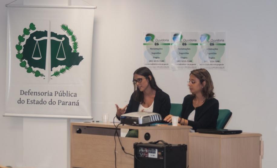 I Seminário Mulheres em Ação As defensoras públicas Fernanda Balera e Yasmin Pestana