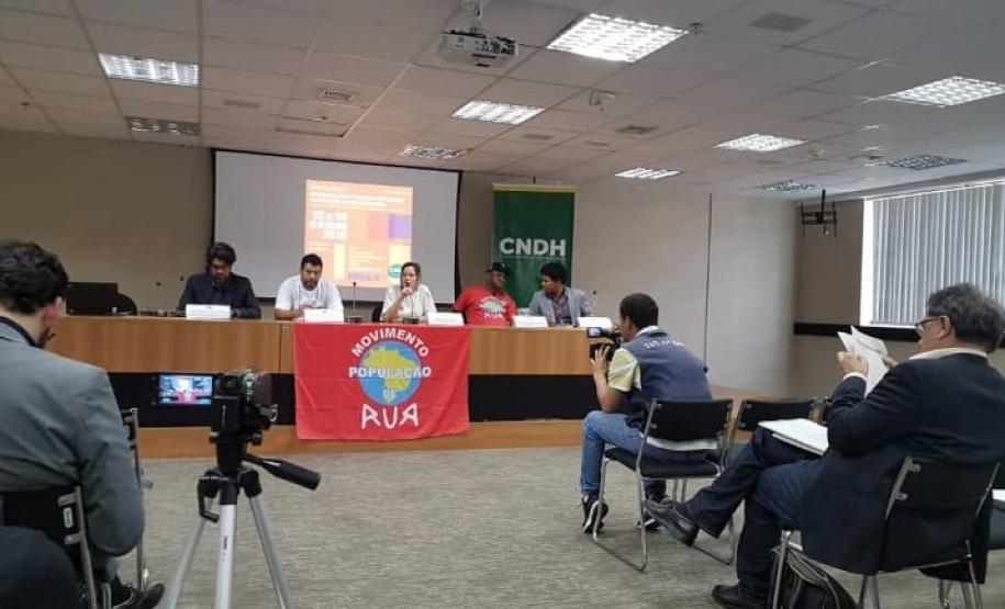 Seminário violência letal contra população de rua formula propostas que enfrentam genocídio.