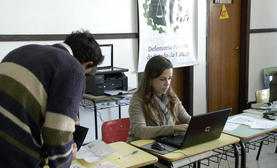 A Defensoria Pública levou auxílio jurídico e esclarecimento de dúvidas à UPS do Tatuquara.