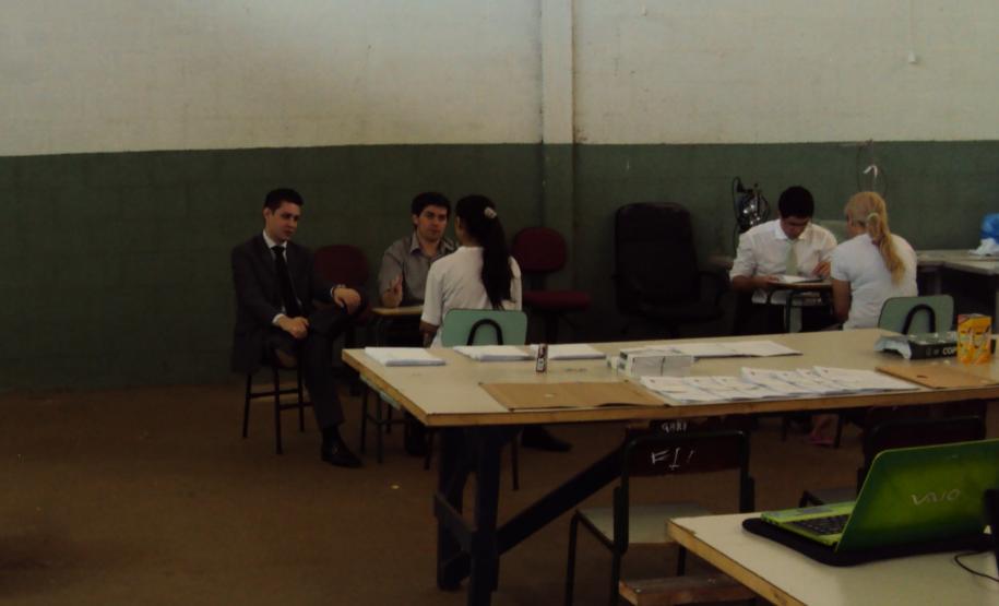 Atendimento jurídico.