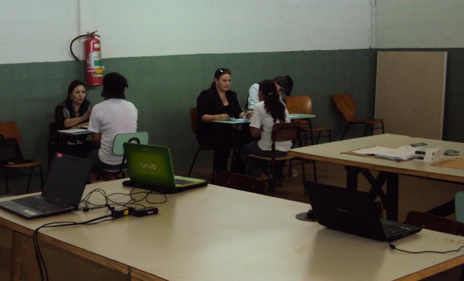 Atendimento jurídico.