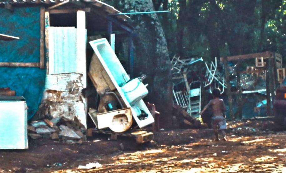 Área da Ocupação Congonhas antes do pedido de reassentamento.