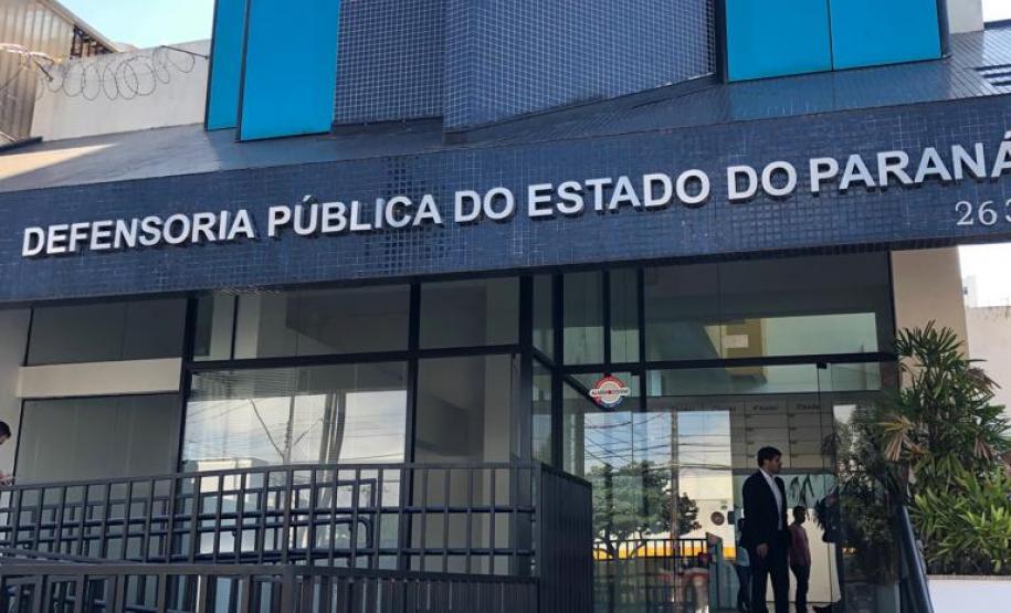 Na imagem vemos a fachada da nova sede da DPPR em Londrina.