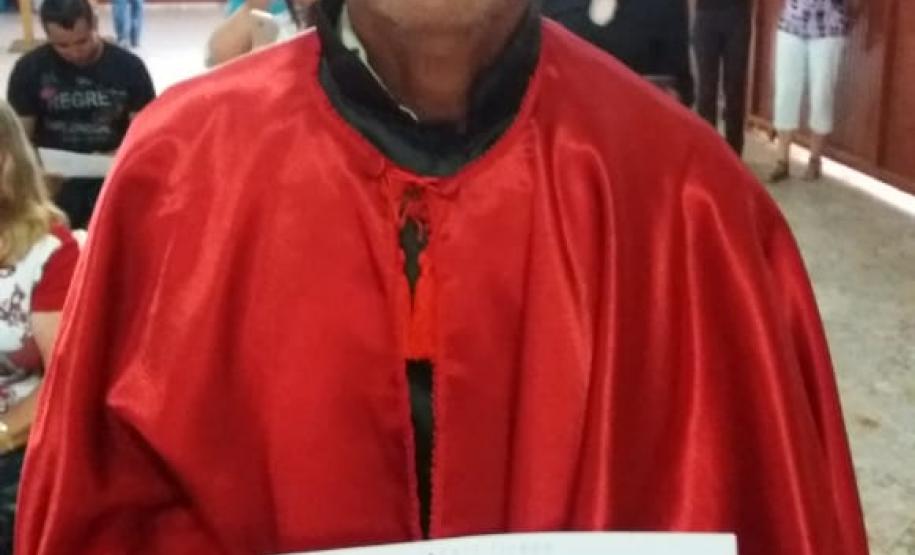 Formando da 1ª turma de Operadores Em Direitos Étnicos E Coletivos Faxinalenses.