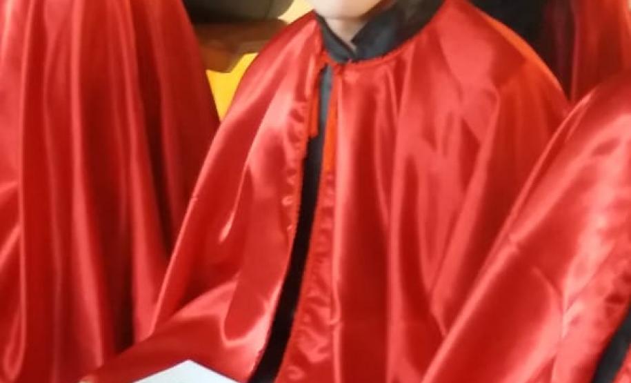 Formando da 1ª turma de Operadores Em Direitos Étnicos E Coletivos Faxinalenses.