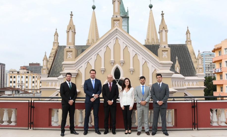 Prédio histórico de Curitiba sedia novo espaço de atendimento da Defensoria Pública do Paraná Terraço do edifício Hauer atualmente